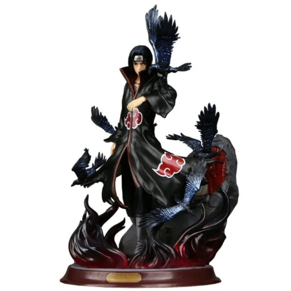 4 🔥 Uchiha Itachi Figure 28cm Naruto Anime PVC Statue Room Decor