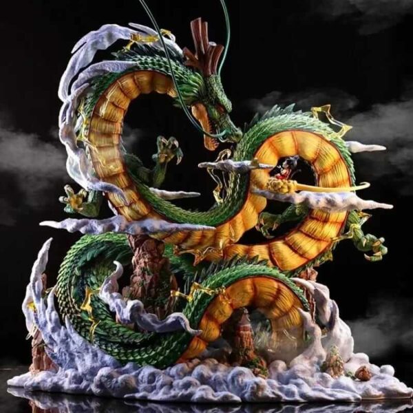 1-24-1-1 Goku & Shenron Figure 22cm β Dragon Ball Z Anime PVC Statue