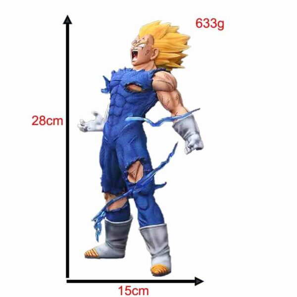 3-13-1 (1) Detailed Majin Vegeta 28 cm PVC Figure from Dragon Ball Z for collectors
