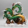 4-15-1 Dragon Ball Collectible β Goku with Shenron 22cm PVC Model